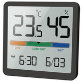 LCD Digital Clock Hygrothermograph My Wall Clock